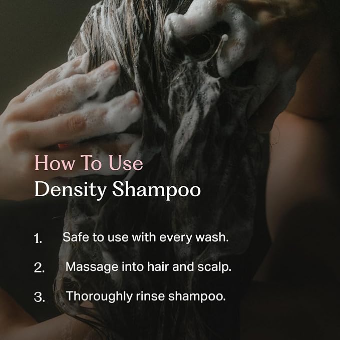 Under Your Skin Density Shampoo – Supports Hair Thickness & Strength for Fine or Thinning Hair – With Turmeric Stem Cells & Coconut Cleanser – Sulfate-Free, Vegan, Dermatologist Tested – 10 oz