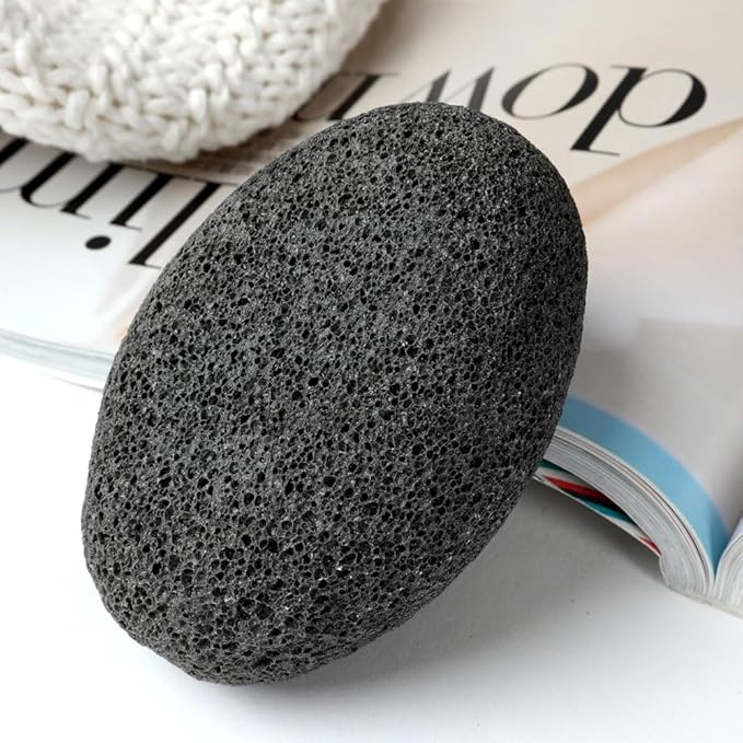 Foot Pumice Stone for Feet, Borogo Lava Pedicure Tools Hard Skin Callus Remover for Feet and Hands - Remove Dead Skin, Heels, Elbows