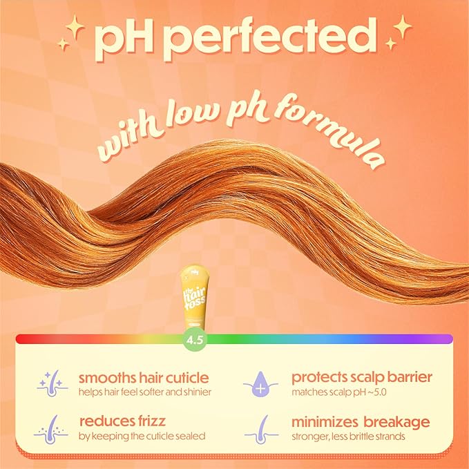 The Hair Toss Men & Women Shampoo And Conditioner Set 13.5floz/7floz - Unscented - Formulated 4.5pH Moisturizing Paraben and Sulfate Free Shampoo and Conditioner Set, Hair Care Sets