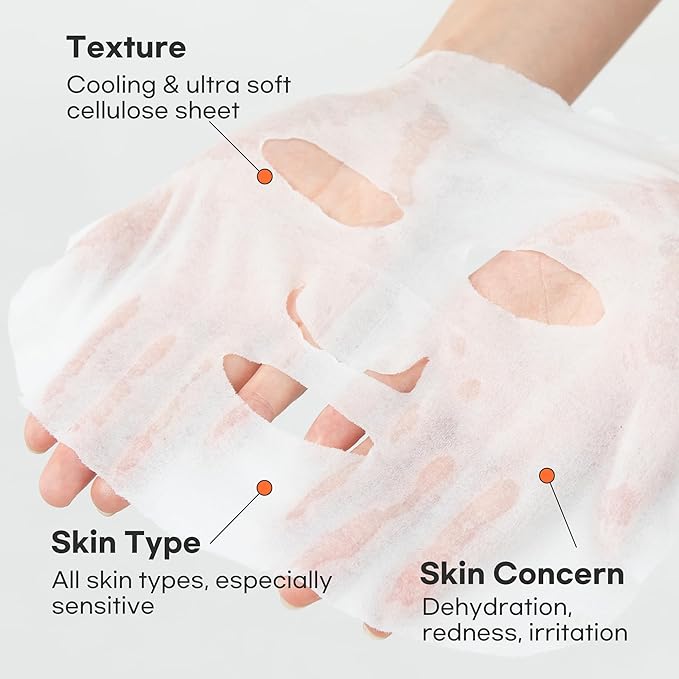 Epielle Vitamin C Serum Sheet Masks (5pk) | Korean Skincare | Facial Sheet Mask | Kbeauty, Spa Gifts for Women