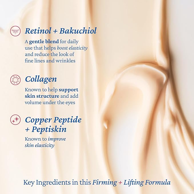 belif Retinol Firming Eye Serum – Aqua Bomb Lifting Eye Gel with Collagen & Bakuchiol for Puffiness, Fine Lines & Wrinkles, Peptide & Hyaluronic Acid, Korean Skin Care