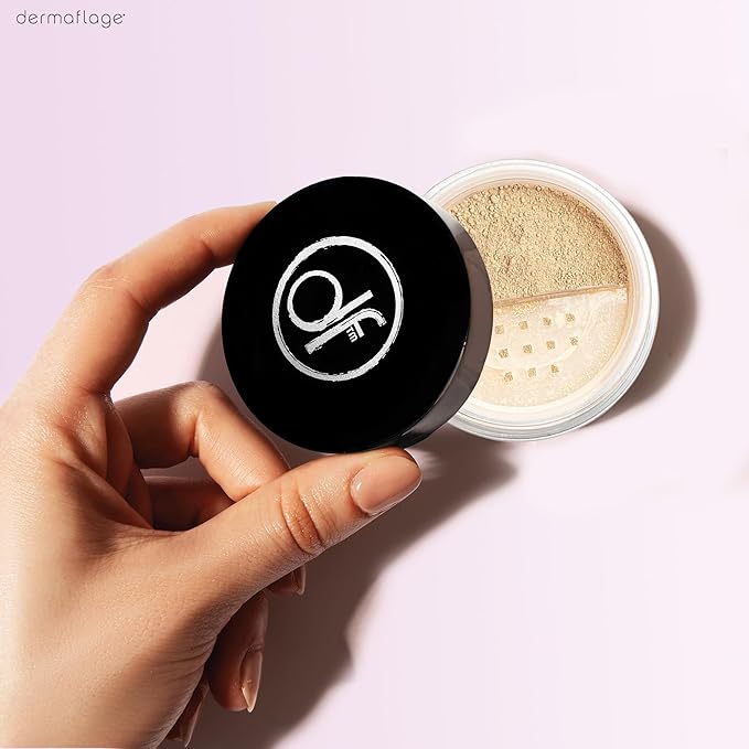 Dermaflage SPF Mineral Powder Sunscreen for Sensitive Skin, All Natural Sunscreen Powder, Broad Spectrum