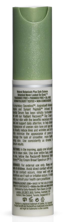 Principal Secret – reclaim BOTANICAL – Daily Essential Serum – 0.68 oz