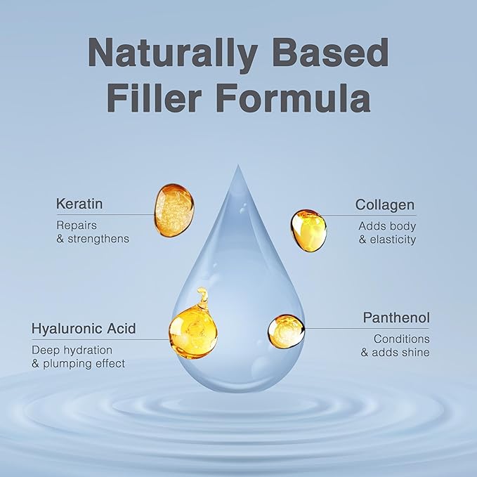 Kaaral Purify Filler Shampoo - Strengthening & Volumizing Formula for Women & Men - Thickening Hair Care for Fuller Appearance, Repair and Nourishment of Fine or Damaged Hair - 300ml