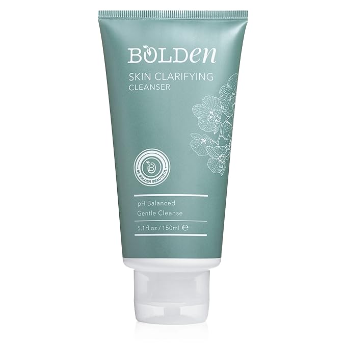 BOLDEN Skin Clarifying Cleanser | pH-balanced Sulfate-free Foaming Gel Cleanser for Oily and Blemish-prone Skin | 5.1 Fl Oz