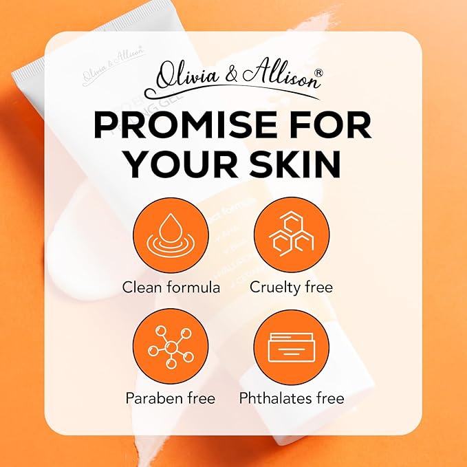 Olivia & Allison ZERO EFFECT PEELING GEL 3.38fl oz (100ml) Natural BHA + AHA + Ceramide Exfoliating Gel