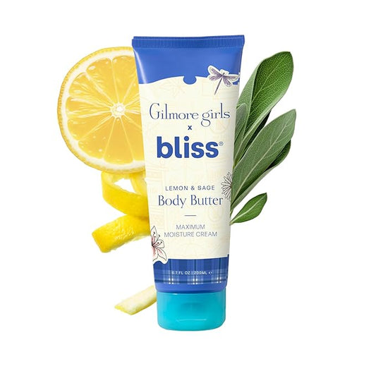 Bliss Gilmore Girls x Lemon & Sage Body Butter | Nourishing All-Over Body Cream for All-Day Moisture