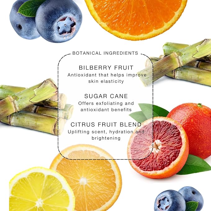 Biba De Sousa, The Daily Cleanser - Face and Body Wash with Exfoliating Beads, For Normal, Oily or Blemished Skin - Illuminates and Refines Skin Surface (8 ounces)