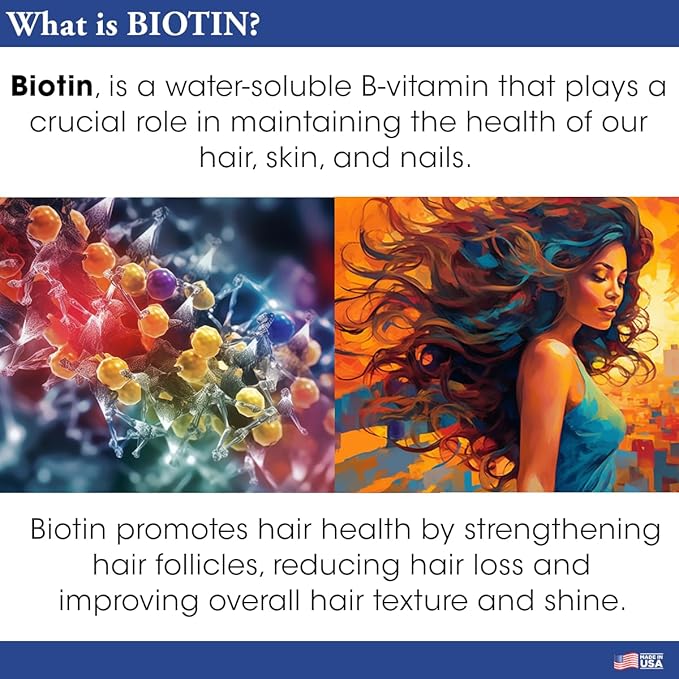 Difeel Biotin Regimen for Hair Growth - 4-Step Shampoo, Condition and Treatment System (4-PC SET)