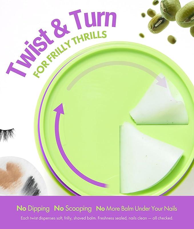 KAHI Cleansing Balm Pore Control Mung Bean - Nourishing & Hydrating Facial Cleanser Makeup Remover Balm with AHA, BHA (Salicylic Acid), PHA, and LHA - Gentle Exfoliating Korean Skincare 1.69 oz