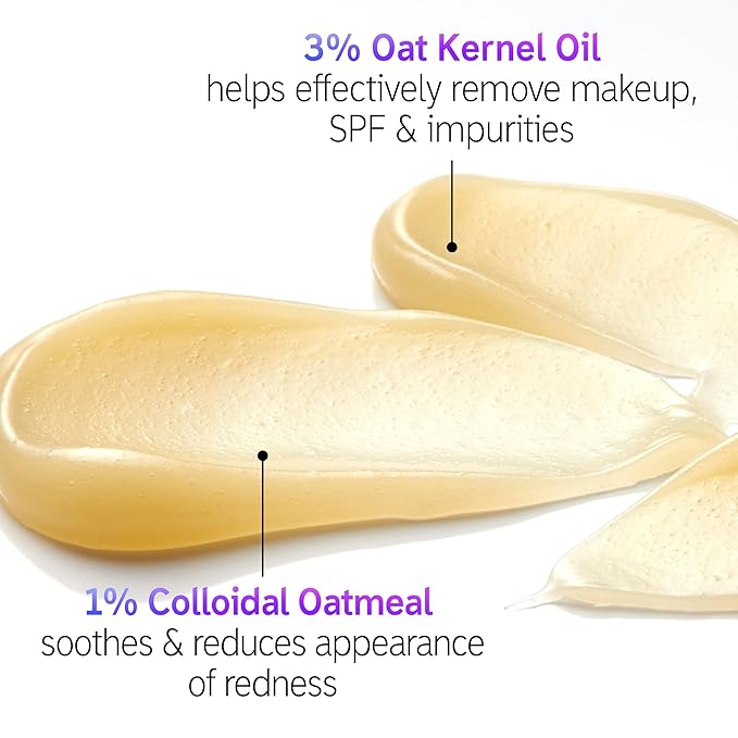 The INKEY List Oat Cleansing Balm 5 Fl Oz/150ml, Dissolves Makeup, Nourishing Skincare, Gentle Cleanser, Vegan Friendly, Suitable For All Skin Types