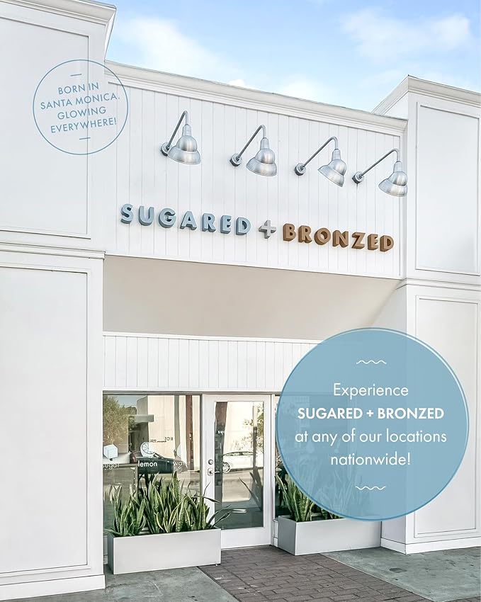 SUGARED + BRONZED Hocoba Oil, Hydrating Daily Body Oil With Jojoba Oil and Coconut Oil, Lightweight, Non Greasy Formula, Two-Ingredient Clean Skin Care, Suitable for All Skin Types, Vegan, 8 Fl Oz