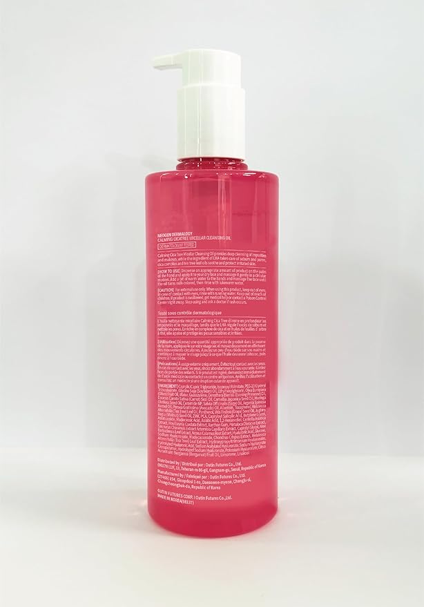 DERMALOGY by NEOGENLAB NEOGEN Calming Cleansing Oil Cica Tree Micellar 10.14Fl.Oz(300ml) - Cleansing oil for Sensitive Skin/Korean Skin Care/K-Beauty/deep cleansing oil for face