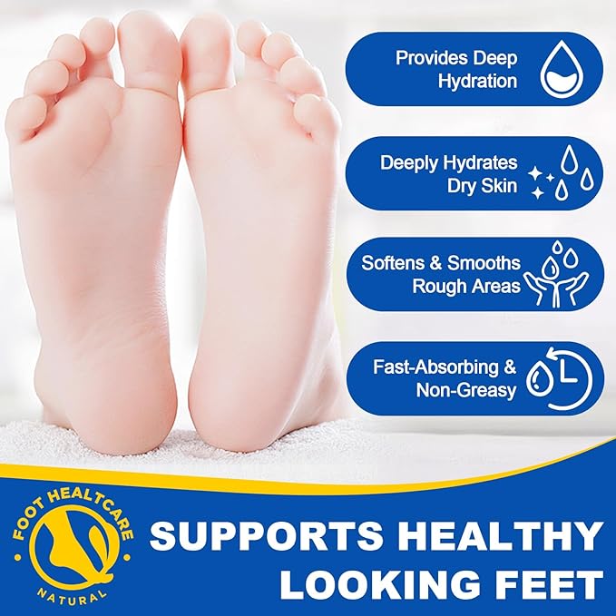 60% Urea with 2% Salicylic Acid Urea Foot Care Stick, Heel Stick for Cracked Feet, Foot Care Cream Moisturizer for Dry Cracked Feet, Knees, Elbows, Hands, Foot Lotion Stick -1.41oz