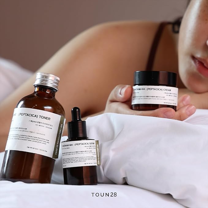 TOUN28 Peptacica Toner 8.45 fl.oz / 250ml, Centella Asiatica Extract – Anti-Wrinkle, Moisturizing & Korean Skincare for Sensitive Skin