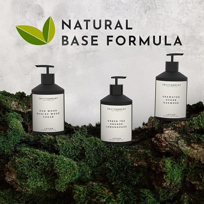 ENVIRONMENT Inspired by 5-Star Resort RC Lotion, 300ml Luxury Scented Lotion (Marine | Bergamot | Jasmine) Bathroom Luxury, Men & Women High-End Body Lotion, Hand Cream, Dry Skin Treatment