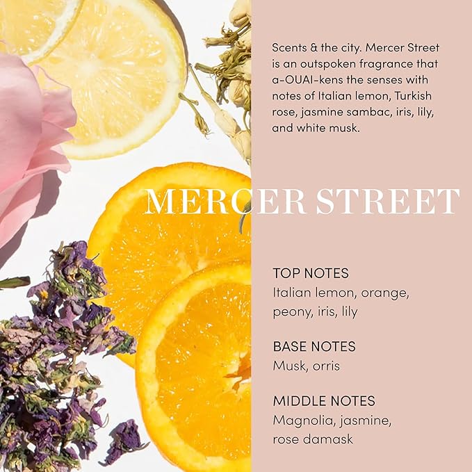 OUAI Fine Shampoo and Conditioner Set - Sulfate Free Shampoo and Conditioner for Women & Men - Made with Keratin, Marshmallow Root, Shea Butter & Avocado Oil - Free of Parabens & Phthalates (10 Fl Oz)