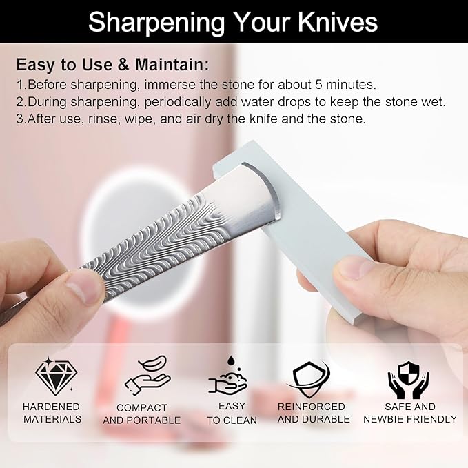 Segbeauty Stainless Steel Pedicure Tool Wide Blade Knife, Calloused Feet Remover Tool with Sharpening Stone, Corn Cuticle Callus Shaver for Feet, Foot Care at Home Pedicure Kit with Black Storage Bag