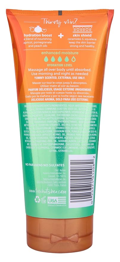 Tree Hut Tangerine Moisturizing Body Lotion, Ceramide and Squalene Formula Helps Protect Skin, Long-lasting Hydration Leaves Skin Feeling Soft & Moisturized, 8.5 fl oz.