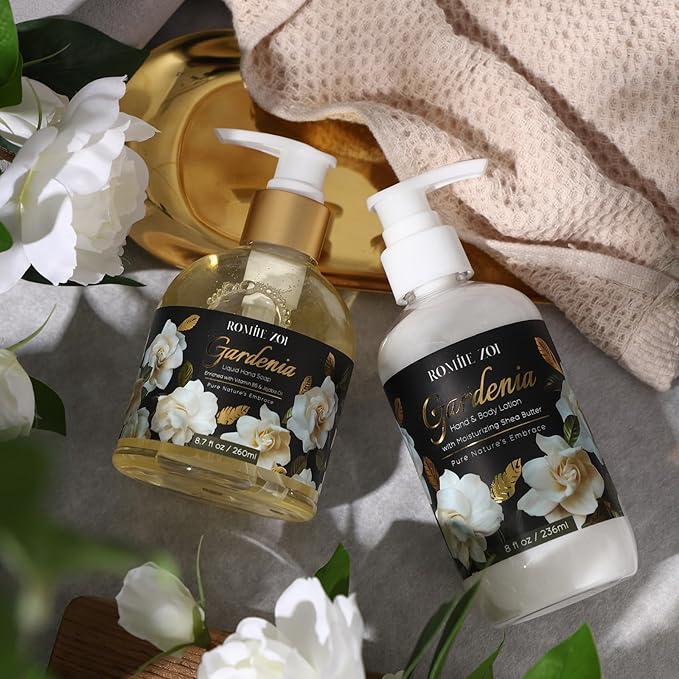 ROMIIE ZOI Daily Hand & Body Lotion with Moisturizing Shea Butter - Gardenia - 236 ML / 8 FL OZ
