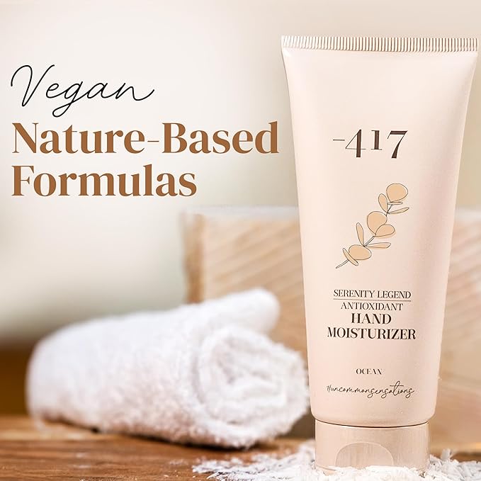 -417 Dead Sea Cosmetics Anti-Aging Hand Cream For Dry, Cracked Skin & Working Hands features Essential Vitamins & Oils From The Dead Sea, Intensive and Non-Greasy Hand Cream 3.4 oz.