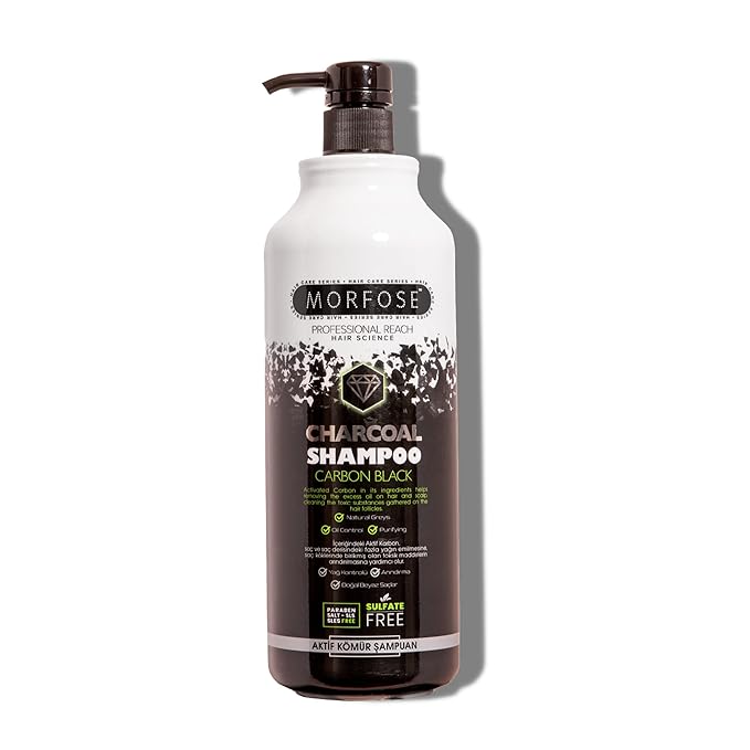 Morfose Charcoal Carbon Hair Shampoo 1000 ml