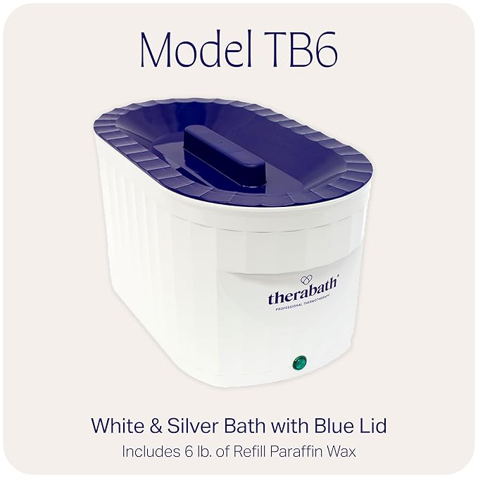 Therabath Professional Thermotherapy TB6 Paraffin Wax Bath - Helps Relieve Arthritis & Muscle Stiffness - Heat Therapy for Hands, Feet, Face & Body - Made in USA - 6 lb. Blooming Lilacs