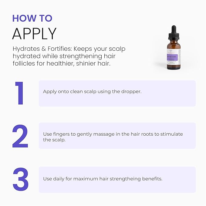 Treatment Oil for Dry Damaged Hair Scalp Stimulator with Castor Oil & Rosemary Lightweight Leave-in treatment for Frizz & Dry Scalp Hair We Come Made in USA (1 fl.oz/ 30 ml)