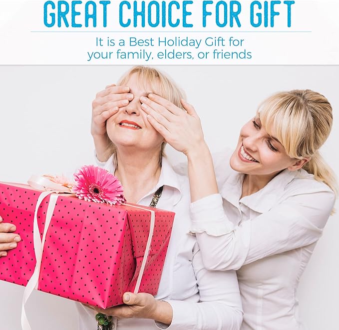 22" Oversized Back Scratcher, Bamboo Body Scratcher for Men and Women, Curved Backscratcher with Long Handle and Wide Nylon Brush Head for Itching Relief, Great for Elders, Pregnant Women