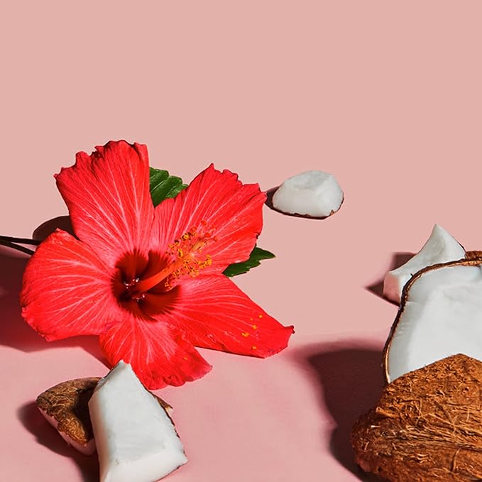 Shea Moisture Coconut & Hibiscus Massage Oil and Body Oil for Dry Skin, Bath Oil with Coconut Oil and Vitamin E Oil for Skin, 8 oz