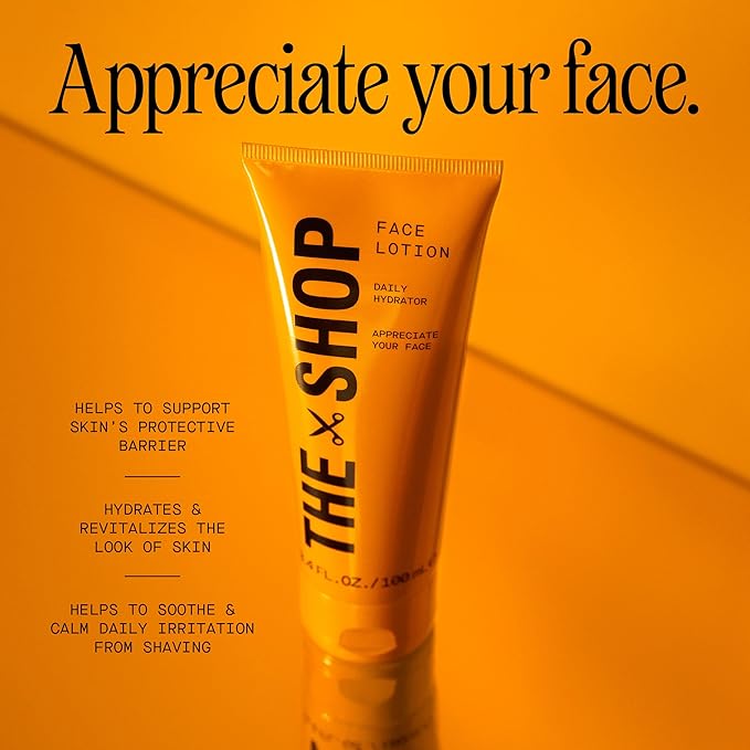 The Shop by LeBron James Skin Bundle with Face Wash, Shave Cream, Aftershave Toner, and Hydrating Face Lotion