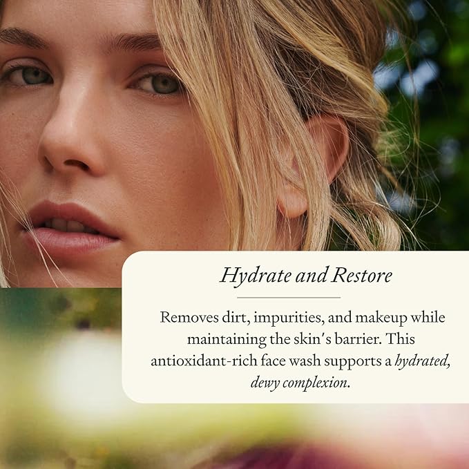 EQ Gentle Cleanser - EGCG + Quercetin - Gentle Face Wash - Cleanse & Purify Skin - For Redness & Blemishes - With Squalene Oil - Lightweight Plant-Based Formula - 4.05 fl oz