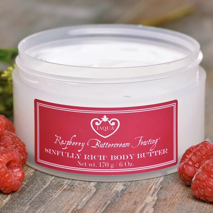 Jaqua Body Butter - Raspberry Buttercream Frosting Fragrance with Shea Butter