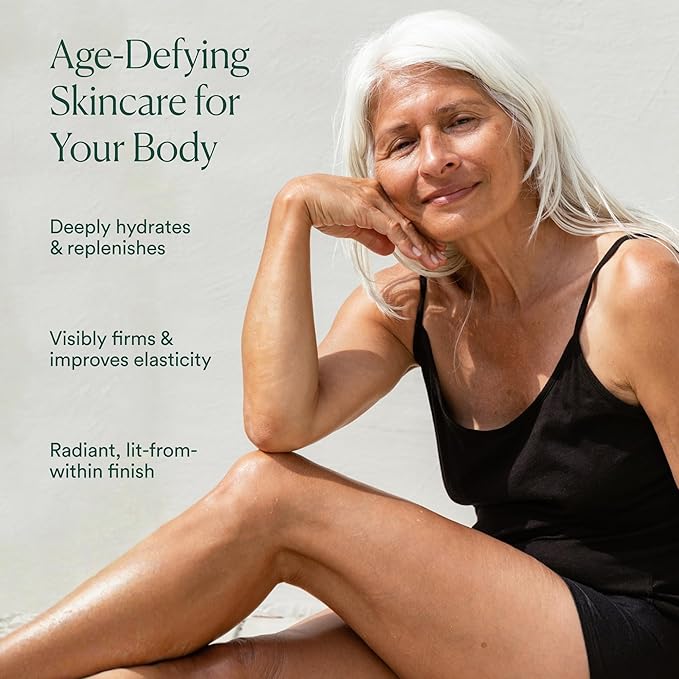 OSEA Anti-Aging Body Balm 5 oz - Firming & Tightening Body Lotion for Hydration - For Silky Glowing Skin - Nutrient-Rich Seaweed Body Lotion - Clean & Vegan Body Care Anti-Aging Body Moisturizer