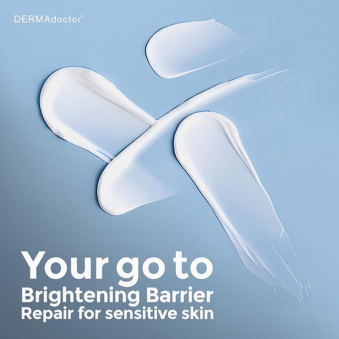 DERMAdoctor Ceramide Serum Skin Barrier Cream, Dermatologist Formulated Vitamin C Face Cream with Ferulic Acid + Vitamin E Oil; Ceramide Moisturizer Skin Barrier Repair for Sensitive Skin - 2.0 oz