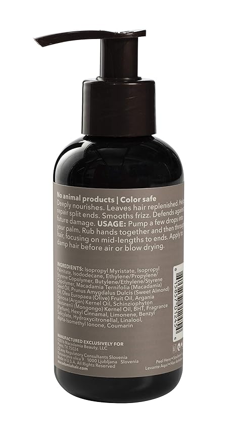 Macadamia Professional Ultra Rich Hair Repair Oil Treatment, 4.2oz