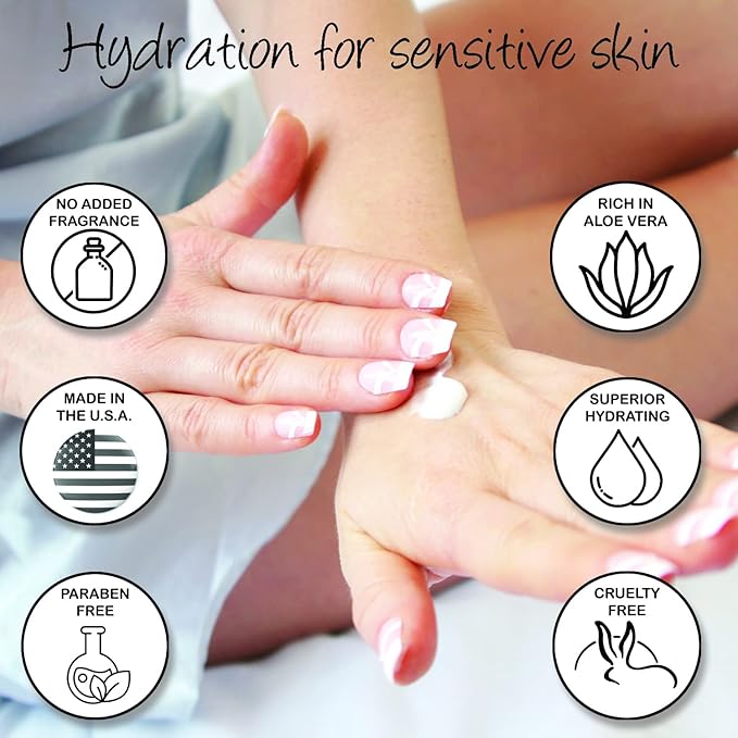 Deluvia Moisturizing Body Lotion & Face Lotion, Organic Aloe Vera, Shea Butter, Organic Jojoba Oil, Vitamin E & B5. Daily Skin Moisturizing Lotion For Dry Skin, Great For All Skin Types. - 2 Pack