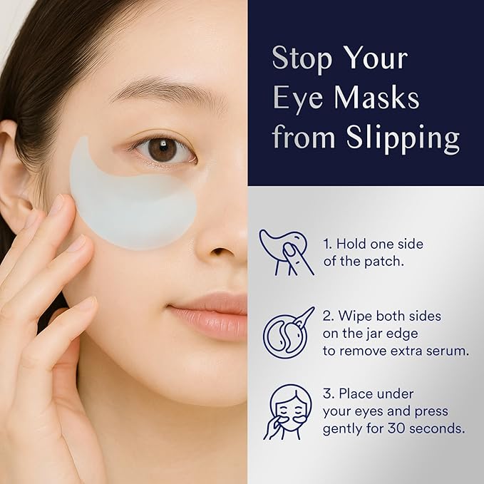 Under Eye Patches for Dark Circles: 30 Pairs Eye Gel Mask for Puffy Eyes and Bags with Retinol Collagen - Undereye Brightening Hydrating Anti-Wrinkles Women