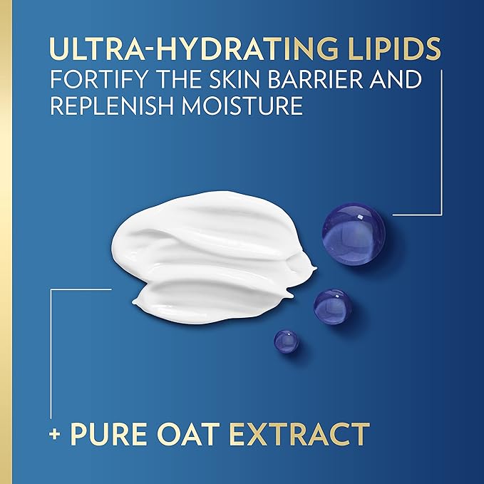 Vaseline Nourishing Moisture Body Lotion Hand & Body Lotion Pack of 12 for Dry Skin made with Ultra-Hydrating Lipids & Pure Oat Extract 3.4 oz