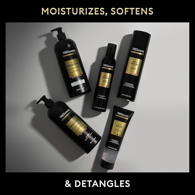 TRESemmé Rich Moisture Hydrating Shampoo 3 Count for Dry Hair Formulated With Pro Style Technology 28 Fl Oz