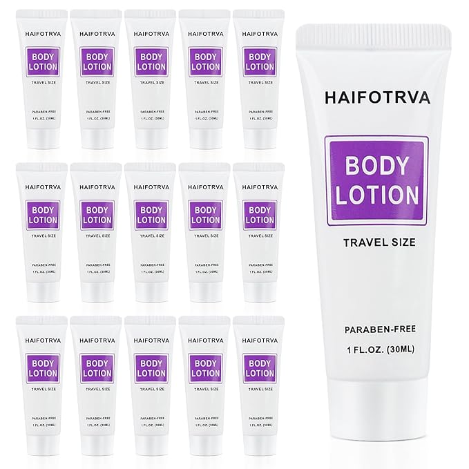 Travel Size Body Lotion Bulk Pack of 100,Individually Wrapped Small Size Hotel Body Lotion Supplies 30ml/1 fl oz Portable Toiletries Amenities Bulk for Guests,Travel,Homeless,Charity