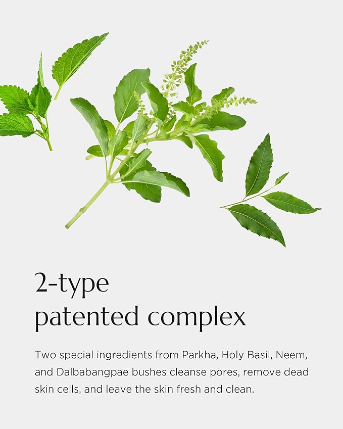 CHICHO Korean Pore Purifying Mild Cleanser with Job's Tears Seed Powder 10,000ppm, PHA, 5 Ceramides 84% - Deep Cleansing & Exfoliating Hydrating Face Wash for Sensitive Skin, 4.05 fl.oz.