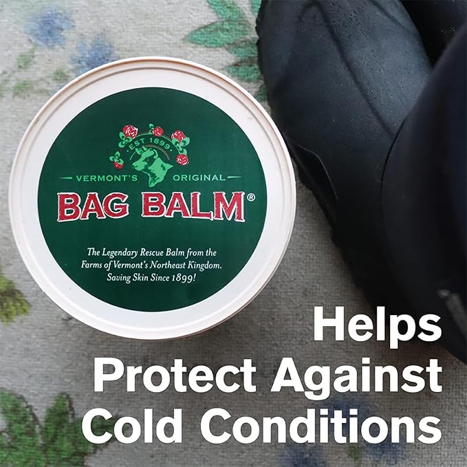 Bag Balm Vermont's Original Hand & Skin Moisturizer, Cracked Heels Treatment, Dry Hands & Dogs Ointment - 72oz Pail