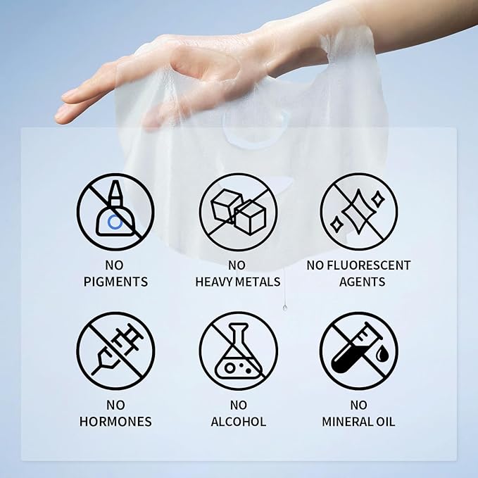 Face Sheet Masks, Christmas Stocking Stuffers, 9 Variety Packs, Peptide, Vitamin C & Panthenol B5, Antiaging, Brightening, Soothing Facial Skincare Gift Set for All Skin, Moisturizing Mask Set