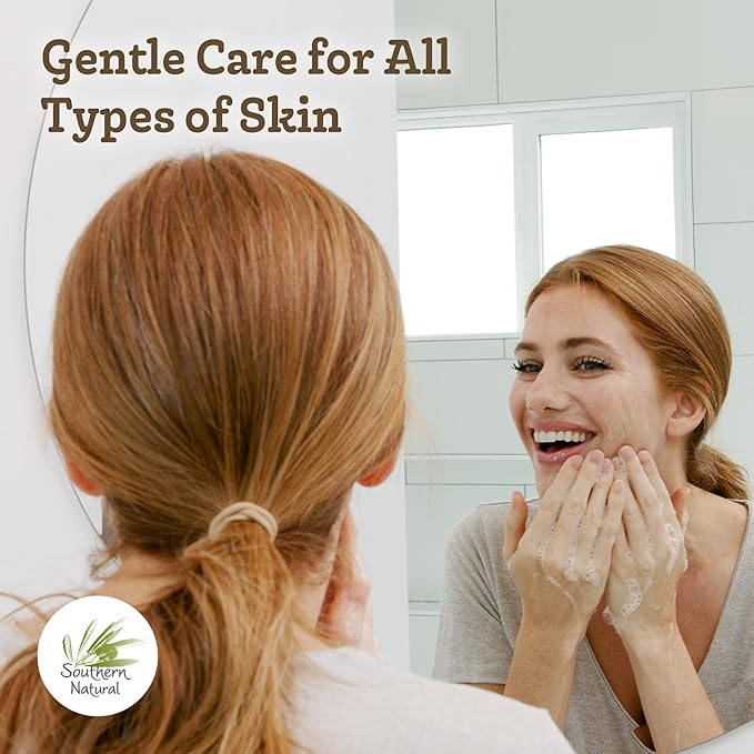 Southern Natural Goat Milk Soap Bar – Lavender, Oatmeal Milk & Honey, Rosemary Mint – Handmade for Dry and Sensitive Skin– Face & Body Wash for Men, Women, Kids, Baby – 3 pack (4-4.5 oz)