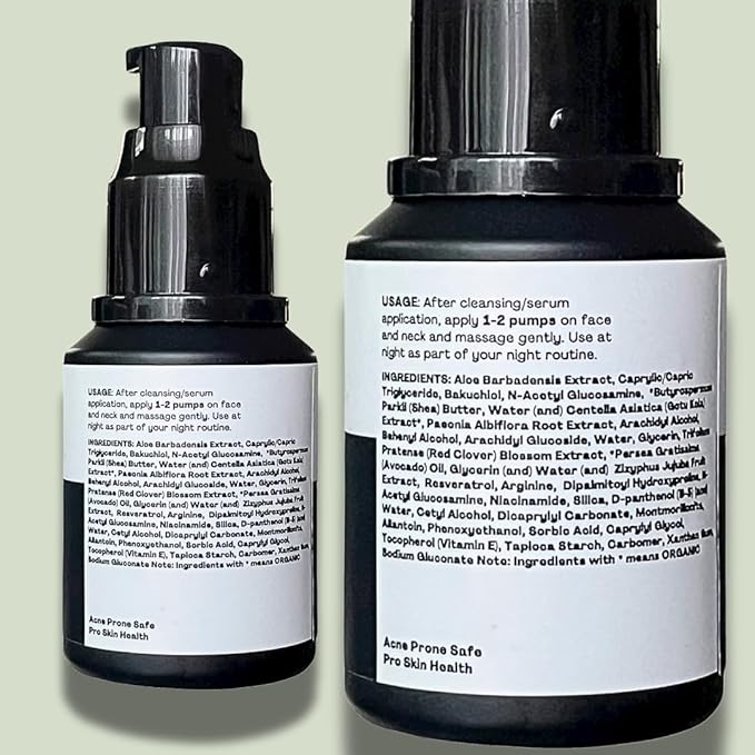 MAXDAHLIA Flora A Anti-Aging Night Moisturizer – Retinol Alternative Bakuchiol & Botanical Night Cream – Hydrating, Firming & Wrinkle-Reducing Moisturizer for Youthful Radiance