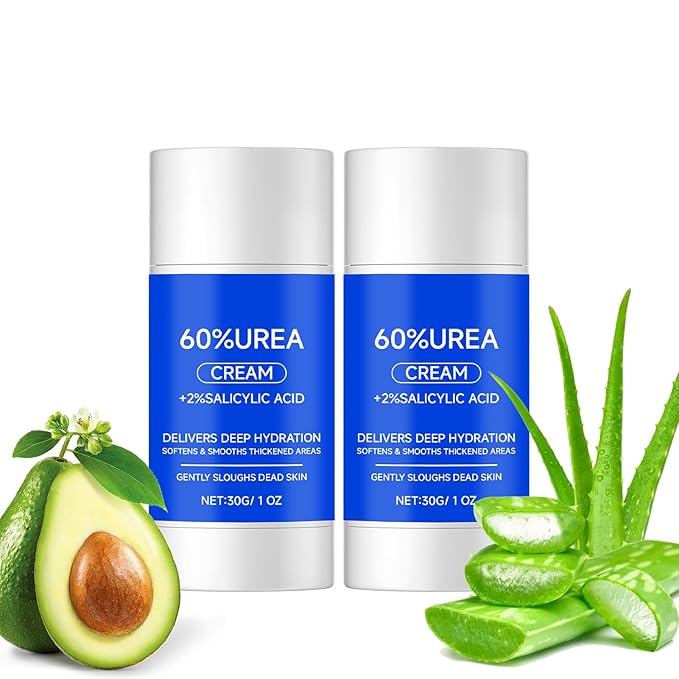 Foot Care Stick for Dry Cracked Feet, Knees, Elbows, Hands,Moisturizes and Hydrates the Dry Ski -1 Ounce (Pack of 2)