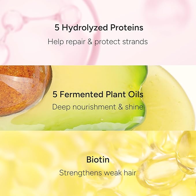 Intensive Hair Treatment – Rice Protein Repair Formula for Smoother, Stronger Hair – Moisturizing & Strengthening Korean Conditioner Mask – Sulfate & Paraben-Free – Hinoki Bloom, 8.81 fl oz