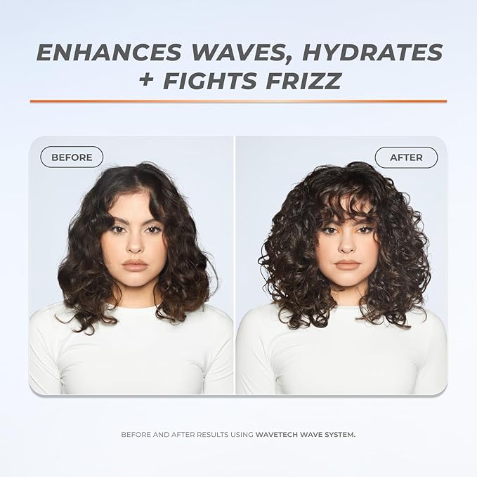 XMONDO Hair Wavetech Wave Shampoo | Vegan Formula with Sunflower Seed & Grape Seed Oil to Boost Hydration, Tame Frizz, and Enhance Your Wavy Hair, 8 Fl Oz 1-Pack