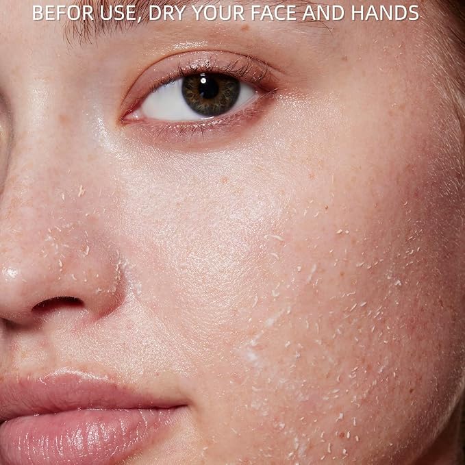 Face Scrub Aloe Vera Exfoliating Gel, Face Exfoliator Peeling Gel Brightening Facial Scrub, Exfoliating Facial Wash Cleanser, Deep Clean Pores, Exfoliate Dirt and Dead Skin for Sensitive Skin, 80g